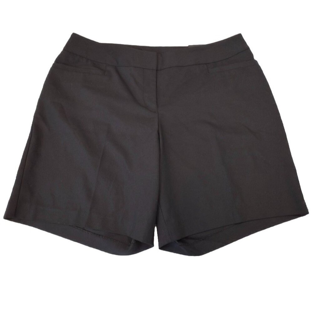 NWT LANE BRYANT THE LENA BLACK DRESS SHORTS WOMEN'S SIZE 18 CURVY FIT STRETCH